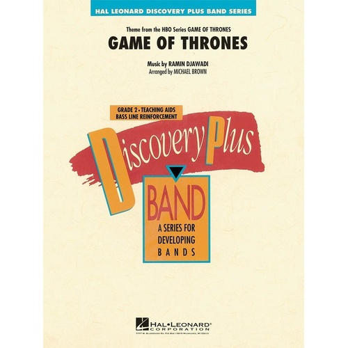Game of Thrones Concert Band Arrangement for Young Bands