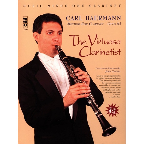 Virtuoso Clarinetist Baermann Method Op 63 Book/CD (Softcover Book/CD)
