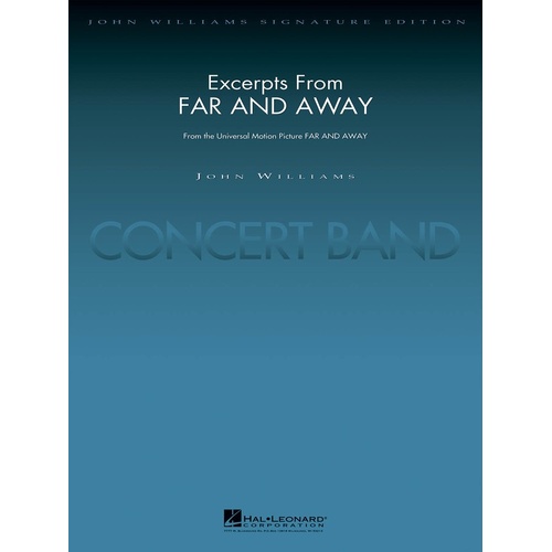 Excerpts From Far And Away Concert Band 5 Score/Parts