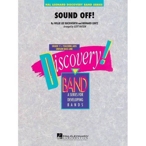 Sound Off! - Duckworth Chant for Band by Hal Leonard, Discovery Concert Band Series, 1 Page