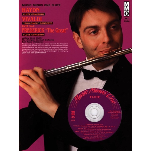 Haydn Vivaldi Frederick The Great Flute Concerto Book/CD (Softcover Book/CD)