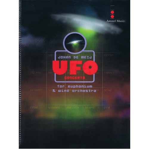 UFO Concerto For Eupho and Wind Orch Concert Band 5 Score/Parts