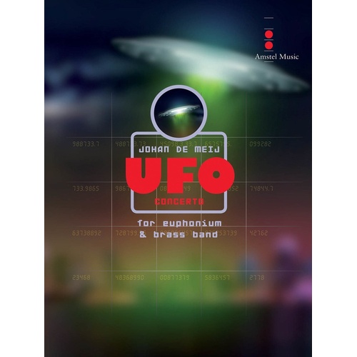 UFO Concerto For Eupho and Brass Band Bb5 Score On (Music Score)