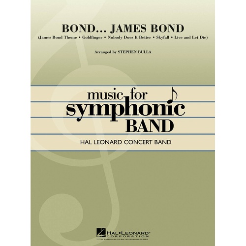 Bond James Bond Concert Band 4 Score/Parts