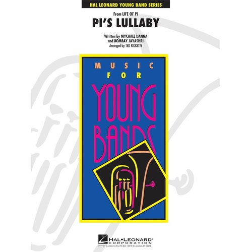 Pis Lullaby (From Life Of Pi) Concert Band 3 (Music Score/Parts)