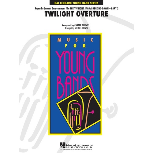 Twilight Overture Breaking Dawn Pt 2 Concert Band 3 (Music Score/Parts)