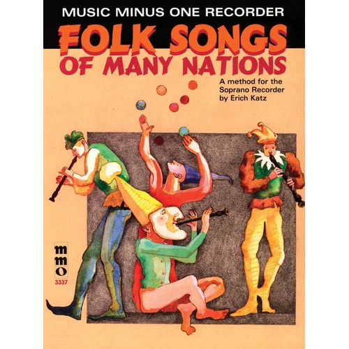 Folk Songs Many Nations Recorder Method Book/CD (Softcover Book/CD)