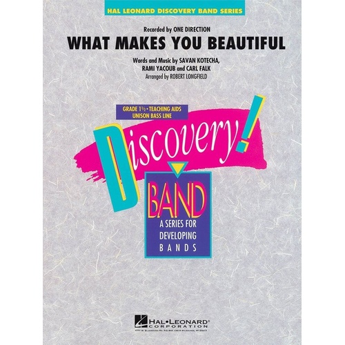 What Makes You Beautiful CB1.5 SC/PTS Band Arrangement