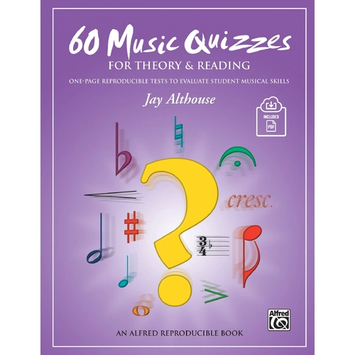 60 Music Quizzes for Theory & Reading Book and CD