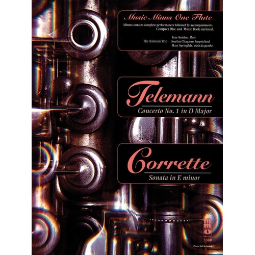 Concerto No 1 and Sonata E Minor Flute Book/CD (Softcover Book/CD)
