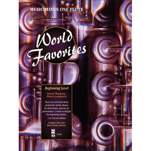 World Favorites Beginning Level Flute Book/CD (Softcover Book/CD)