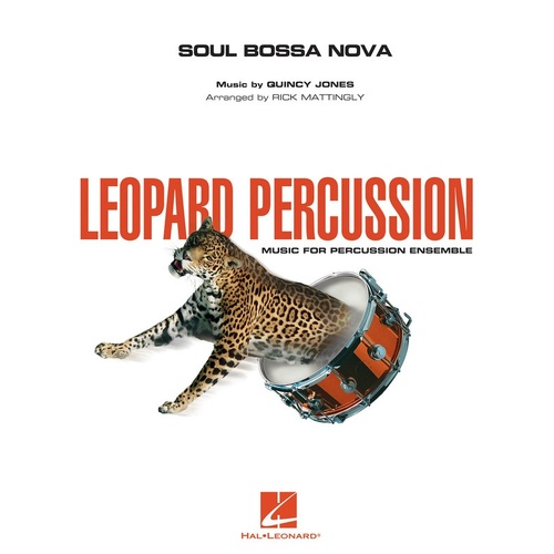 Soul Bossa Nova Leopard Percussion Ensemble (Music Score/Parts)