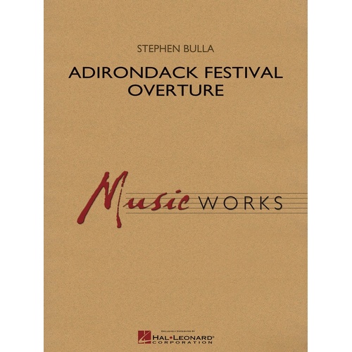 Adirondack Festival Overture Concert Band 4 Score Only (Music Score)