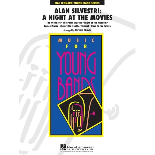 Alan Silvestri: A Night at the Movies for Band, Hal Leonard, Young Concert Band, 1 Page