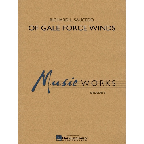 Of Gale Force Winds Mw3 Concert Band 3 Score/Parts