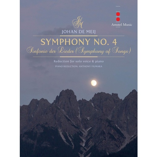 De Meij - Symphony No 4 Voice/Piano