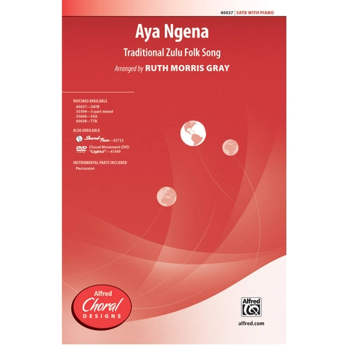 Aya Ngena SATB Choral Sheet Music