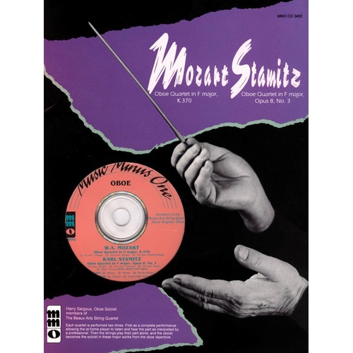 Oboe Quartet Mozart Stamitz Book/2CD (Softcover Book/CD)