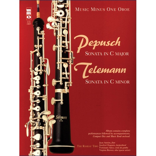Pepusch Sonata C Telemann Sonata C Min Oboe Book/CD (Softcover Book/CD)