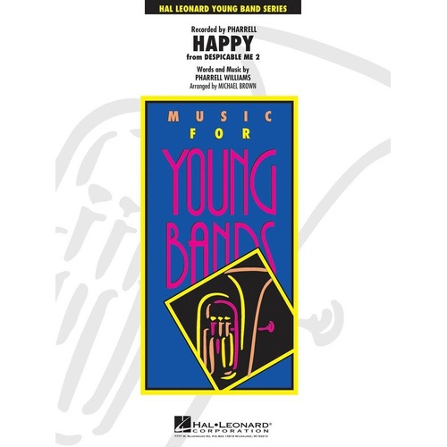 Happy (from Despicable Me 2) - Band Score by Hal Leonard