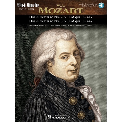 Mozart - Horn Concertos No 2 and 3 Book/CD (Softcover Book/CD)