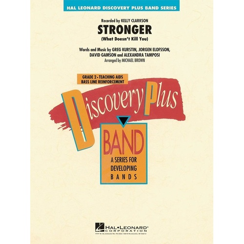 Stronger (What Doesn't Kill You) for Band - Hal Leonard Discovery Plus Concert Band, 1 Page
