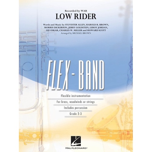 Low Rider Flex Band Score for Ensemble by Hal Leonard