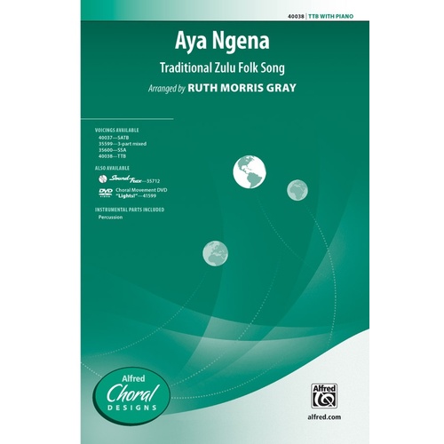Aya Ngena TTB Choral Sheet Music