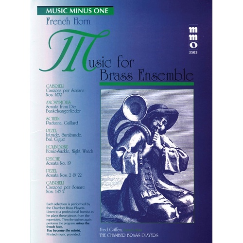 Music For Brass Ensemble French Horn Book/CD (Softcover Book/CD)