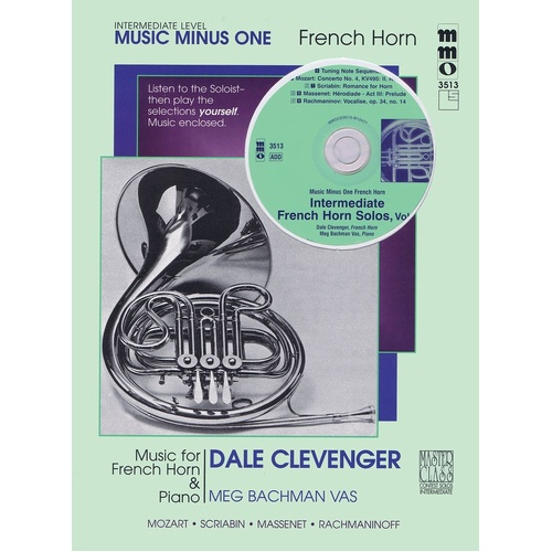 Intermediate French Horn Solos Vol 1 Book/CD (Softcover Book/CD)