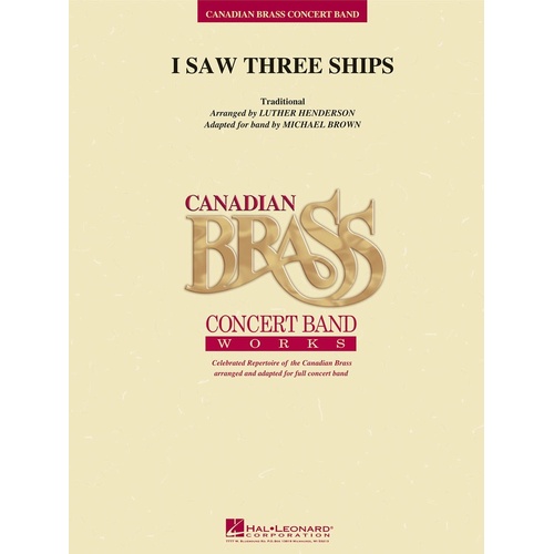 I Saw Three Ships Concert Band 3 Score/Parts