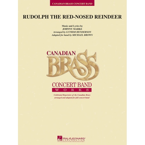 Rudolph The Red Nosed Reindeer Concert Band 3 Score/Parts