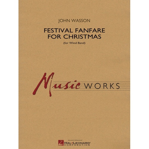 Festival Fanfare For Christmas Concert Band 5 Score Only (Music Score)