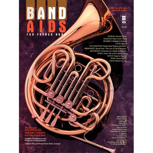Band Aids For French Horn Book/CD (Softcover Book/CD)