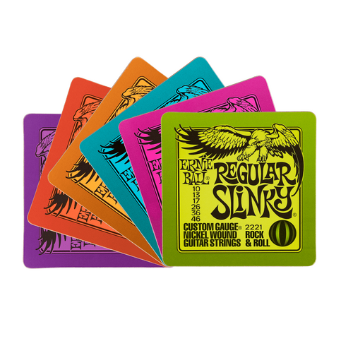Ernie Ball Six pack of Slinky Coasters