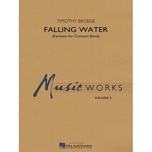 Falling Water Concert Band 3 Score/Parts