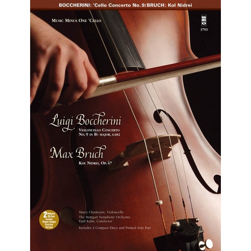 Boccherini - Concerto No 9/Bruch - Kol Nidrei Cello Book/CD (Softcover Book/CD)