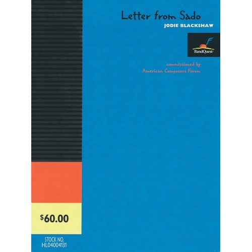 Letter From Sado Concert Band Score/Parts
