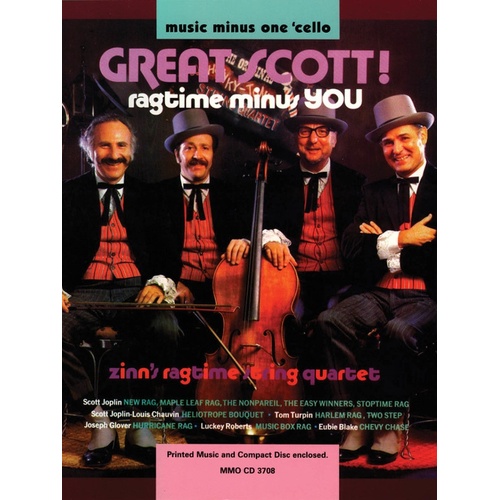 Great Scott! Ragtime Minus You Cello Book/CD (Softcover Book/CD)
