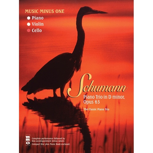 Schumann - Piano Trio No 1 Op 63 Cello Book/CD (Softcover Book/CD)