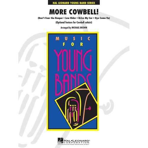 More Cowbell! Concert Band 3 Score/Parts