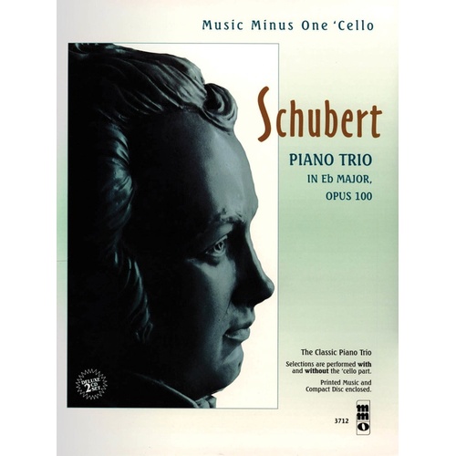 Schubert - Piano Trio Op 100 Cello Book/2CD (Softcover Book/CD)