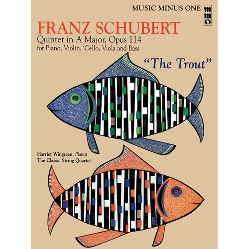 Schubert - Piano Quintet Op 114 Trout Cello Book/CD (Softcover Book/CD)