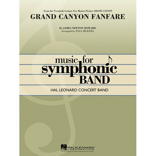 Grand Canyon Fanfare Concert Band 4 Score/Parts
