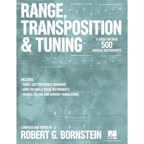 Range Transposition and Tuning Reference Guide for 500 Instruments