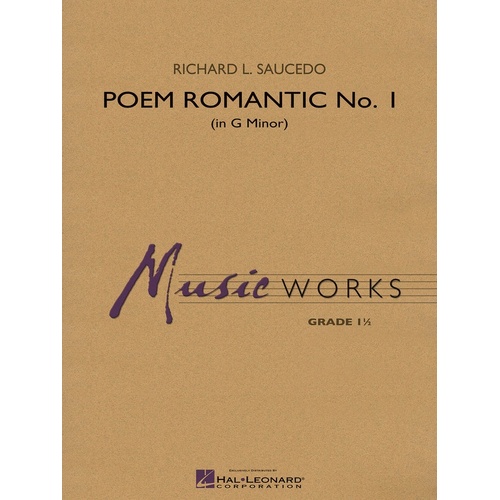 Poem Romantic No 1 Concert Band 1 Score/Parts