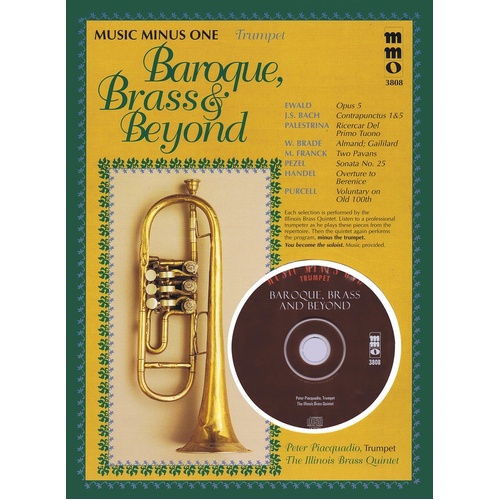 Baroque Brass and Beyond Brass Trumpet Book/CD (Softcover Book/CD)