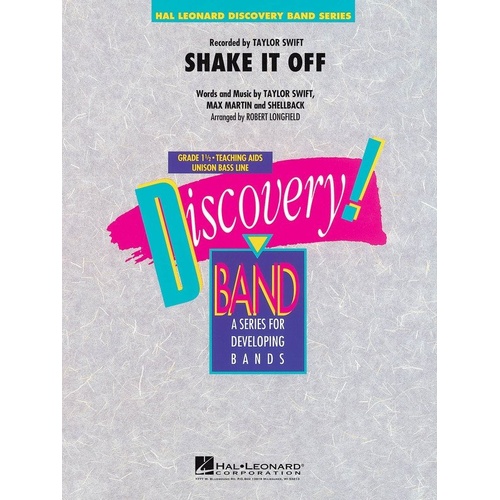Shake It Off CB1.5 SC/PTS for Band - Hal Leonard