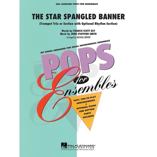 Star Spangled Banner Trumpet Trio (Music Score/Parts)