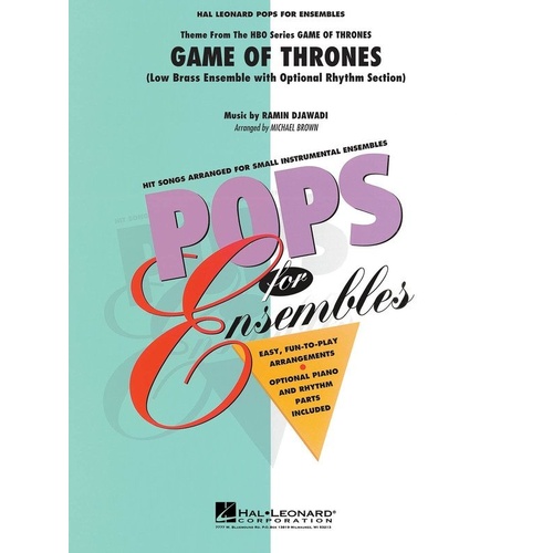 Game of Thrones Theme Brass Ensemble by Hal Leonard